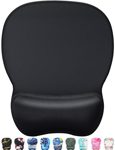 Classic MROCO Ergonomic Mouse Pad with Gel Wrist Rest, Smooth Wrist Kit