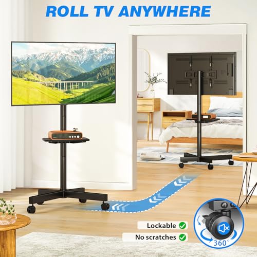 Classic Rfiver Mobile TV Stand for 23-65 Inch LCD LED Essentials